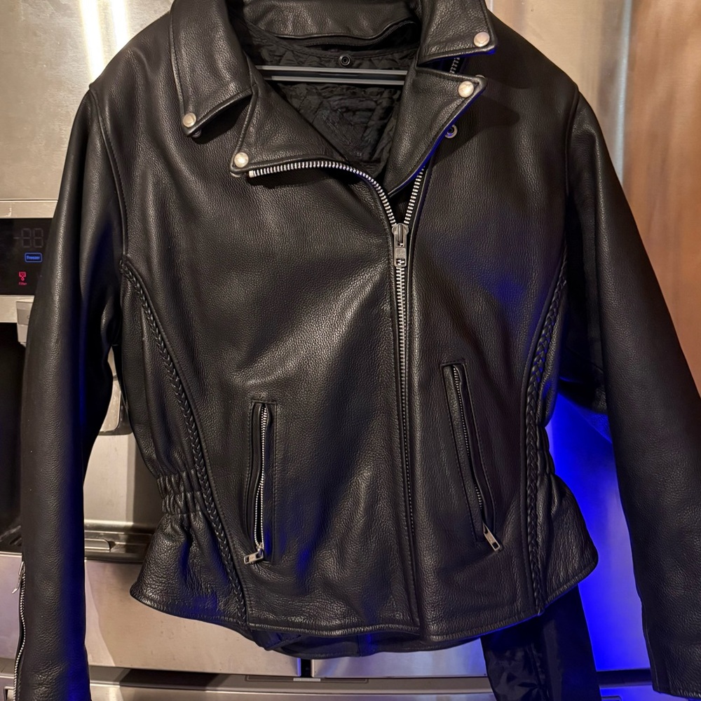 Black Bomber Jacket 2XL